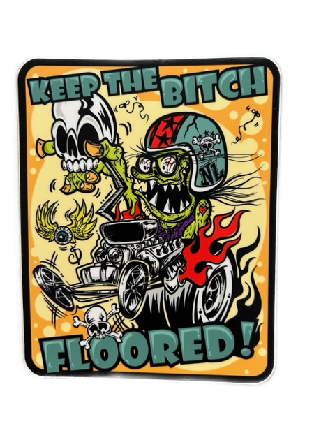 5" vinyl KTBF "Front-End Fink" sticker/decal