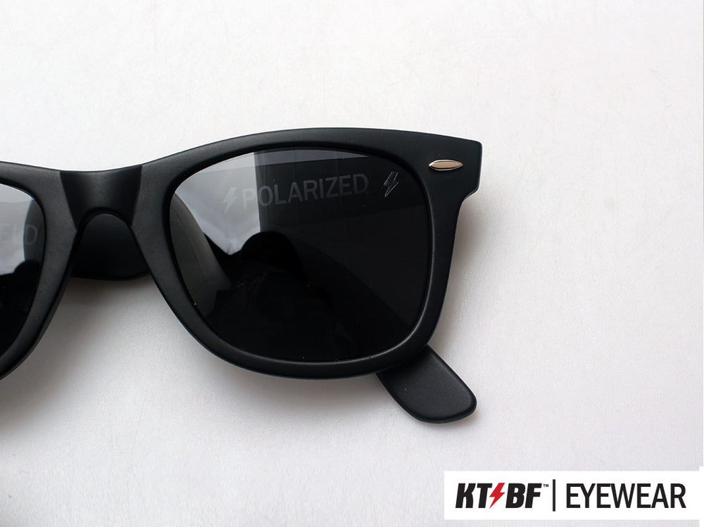 KTBF™ | SHIELD polarized sunglasses - Matte Black / Black