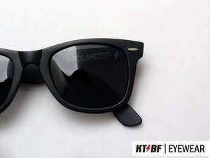 KTBF™ | SHIELD polarized sunglasses - Matte Black / Black