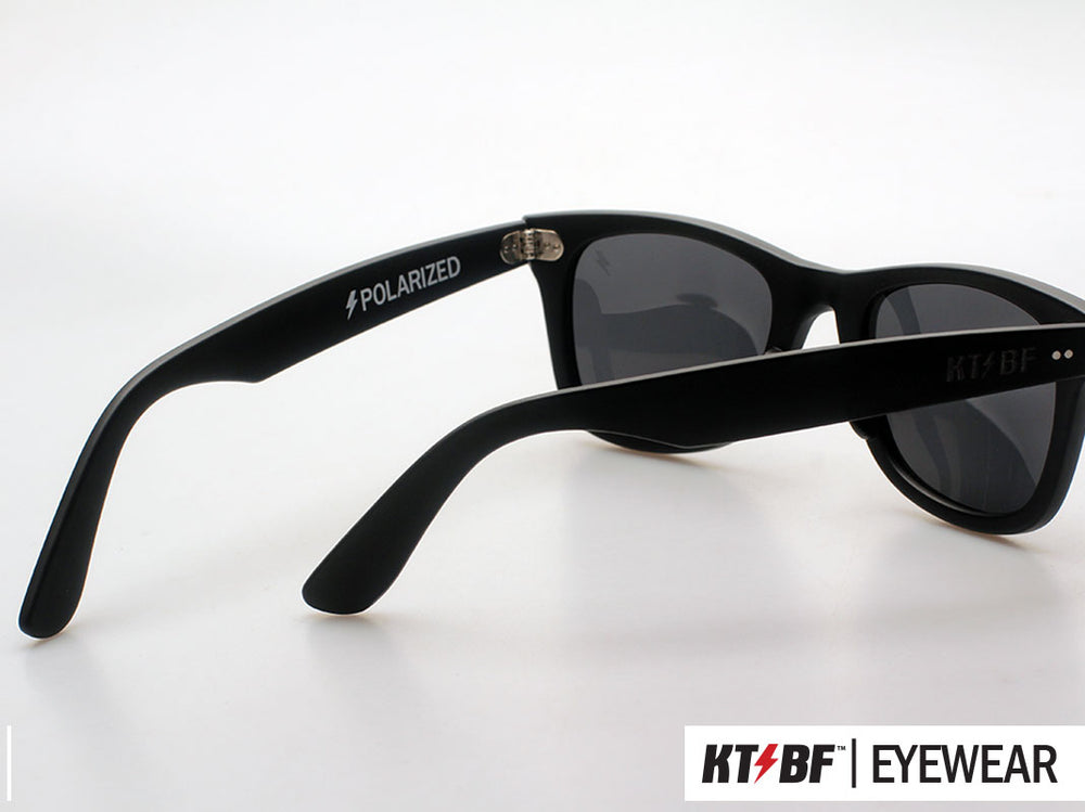 KTBF™ | SHIELD polarized sunglasses - Matte Black / Black