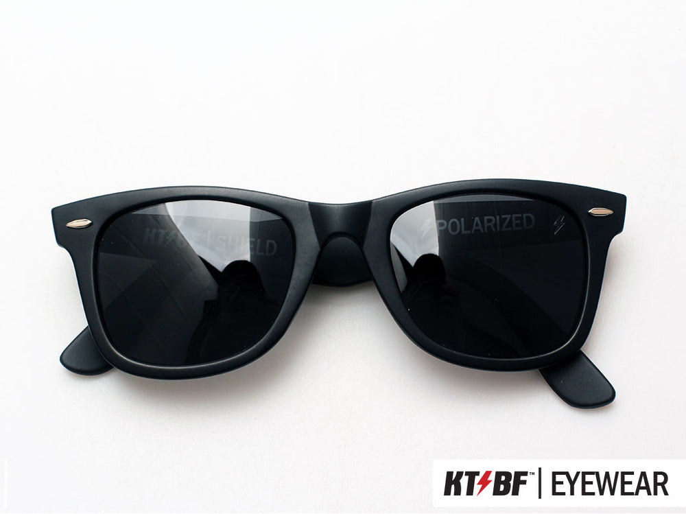 KTBF™ | SHIELD polarized sunglasses - Matte Black / Black