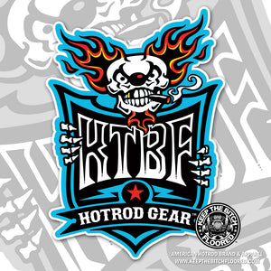 5" vinyl KTBF "Berzerk The Klown Shield" sticker/decal