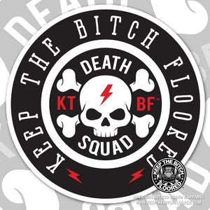 4" vinyl KTBF "Death Squad" sticker/decal