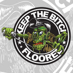 4" vinyl KTBF "Rod Zombie" sticker/decal
