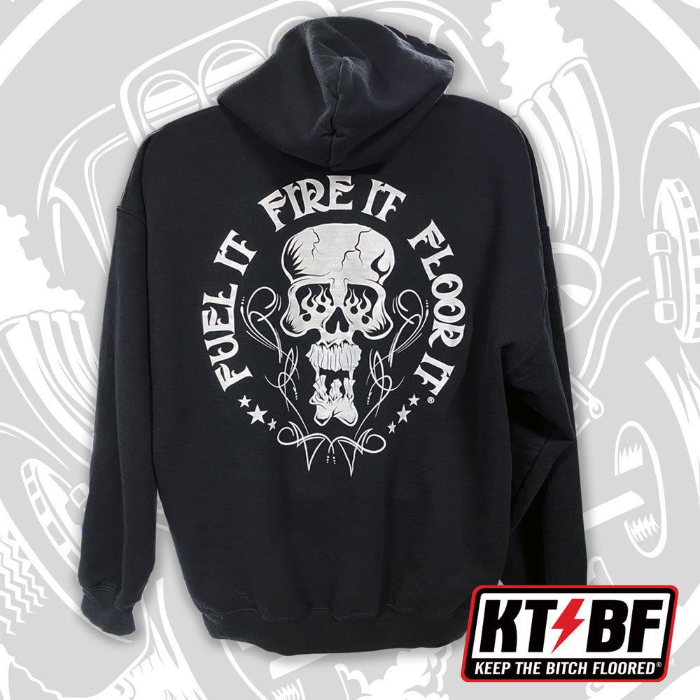 
                      
                        Fuel It, Fire It, Floor It "SKULLY" Pullover Hooded Sweatshirt
                      
                    