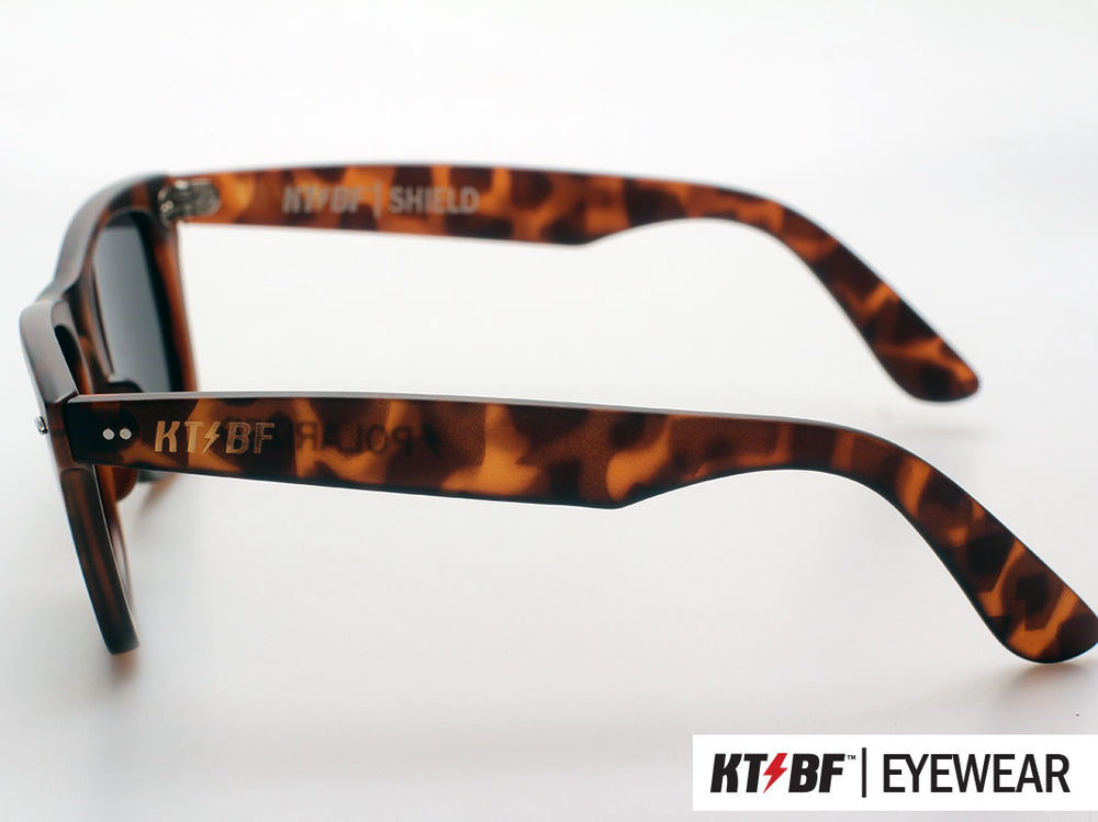 KTBF™ | SHIELD polarized sunglasses - Tortoise Shell / Black